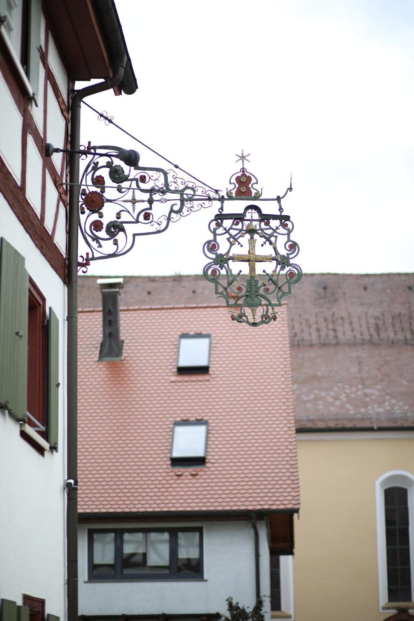 Gasthaus Hotel Zum Kreuz Stetten am Kalten Markt Bagian luar foto