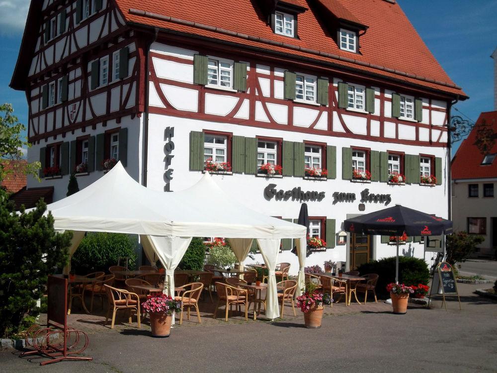 Gasthaus Hotel Zum Kreuz Stetten am Kalten Markt Bagian luar foto